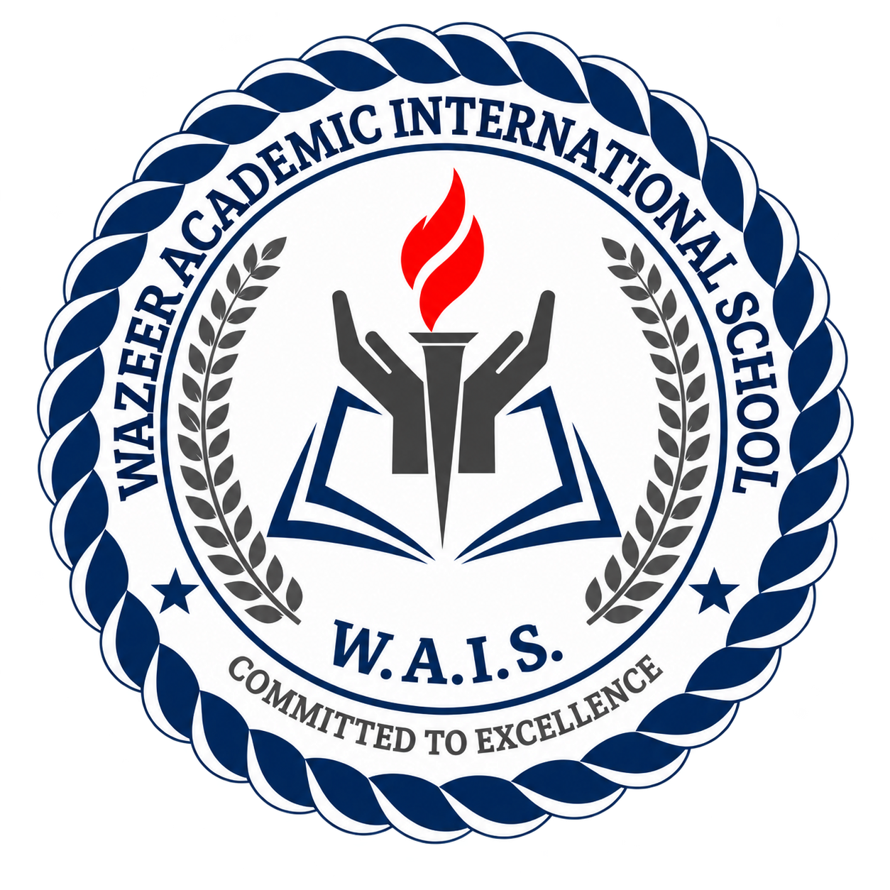 Wazeer Academic International School crest